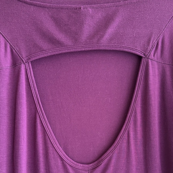 C9 Champion Women's Long Dolman Sleeve Open Back Top, Dark Berry Purple, Small - Picture 16 of 16